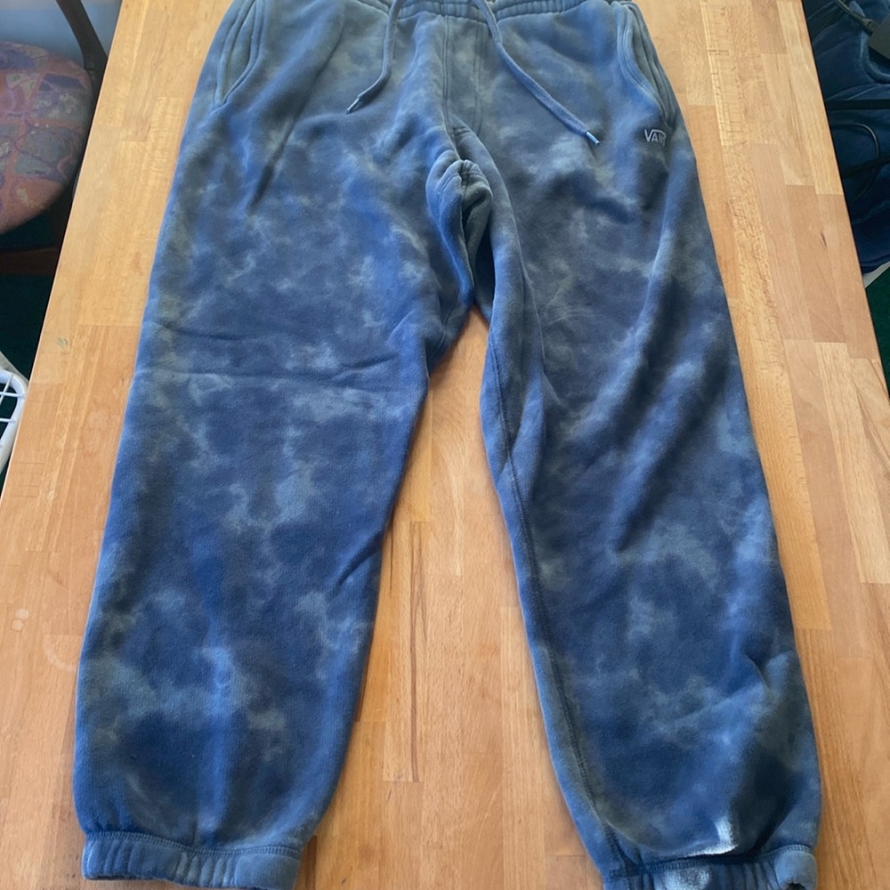 Men’s large Ice dyed Vans sweats